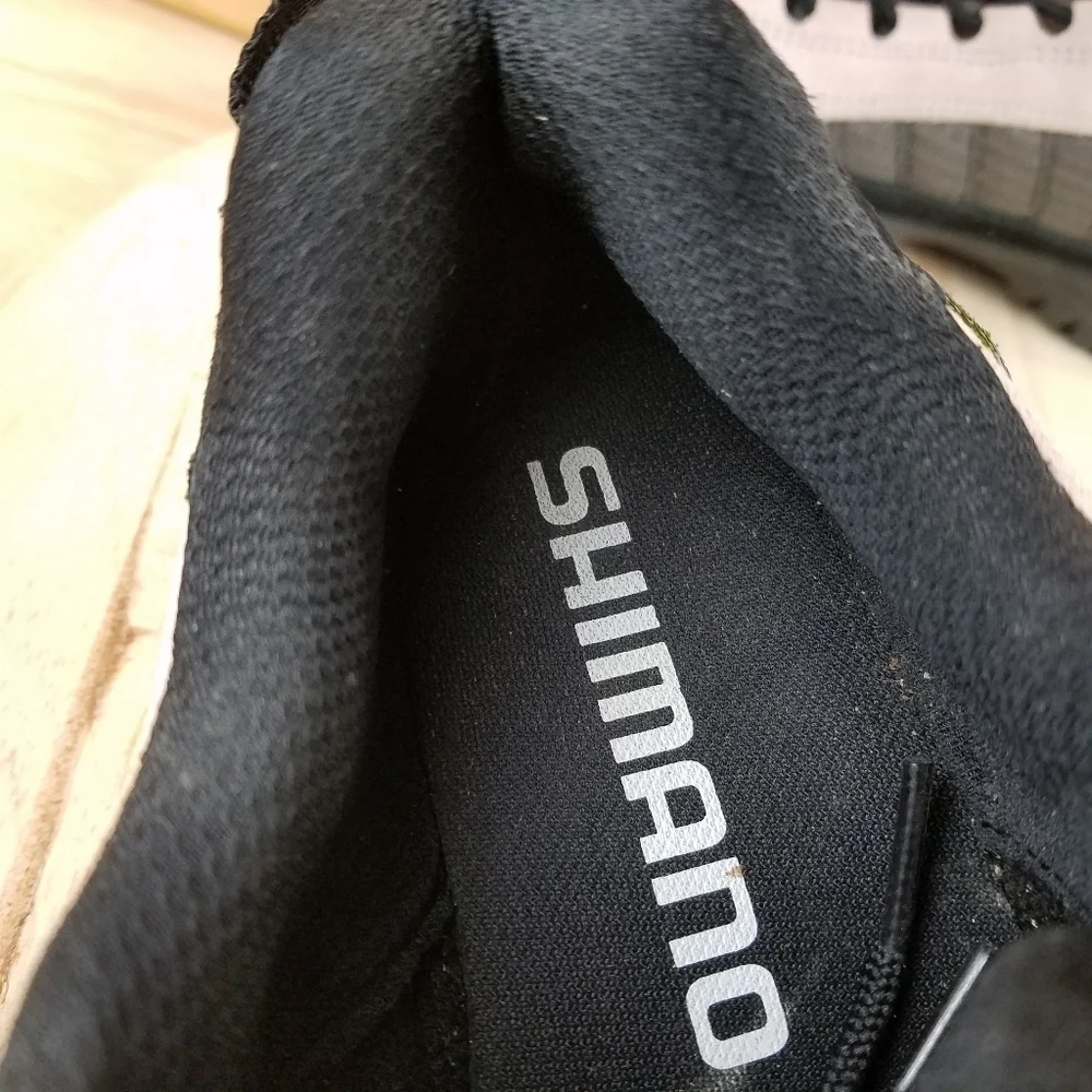 Shimano Khaki Charcoal 2 Bolt SPD Cycling Shoes SH-M034 Lace-up Size 40 EU